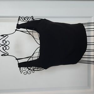 Express, black cropped tank. Size xsmall.